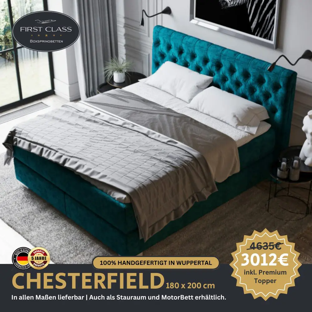 Boxspringbetten CHESTERFIELD