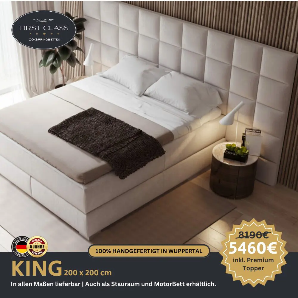 Boxspringbett KING