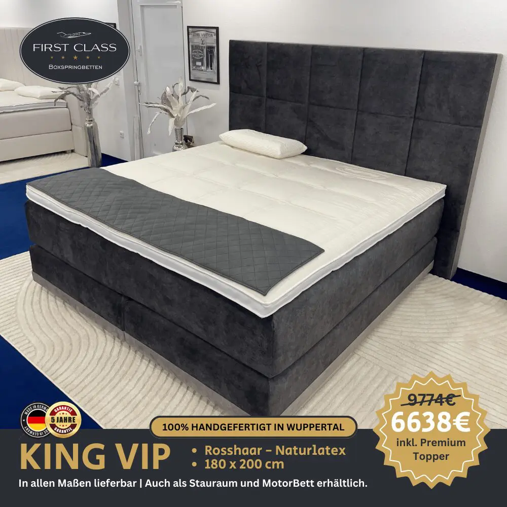Boxspringbett KING VIP