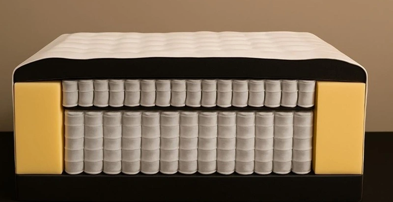 hochwertige Matratze mit 2000 Federn