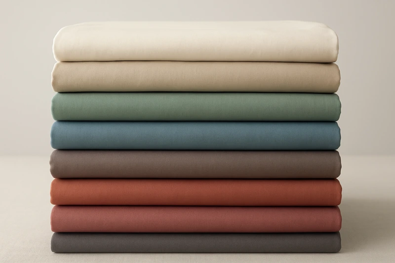 große Auswahl hochwertiger Stoffe